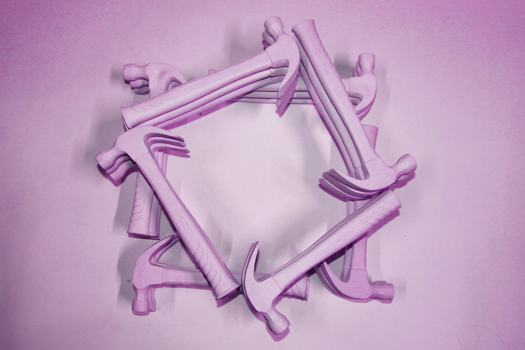 Structure in Pink I by Stacey Mulligan, Digital Photograph.