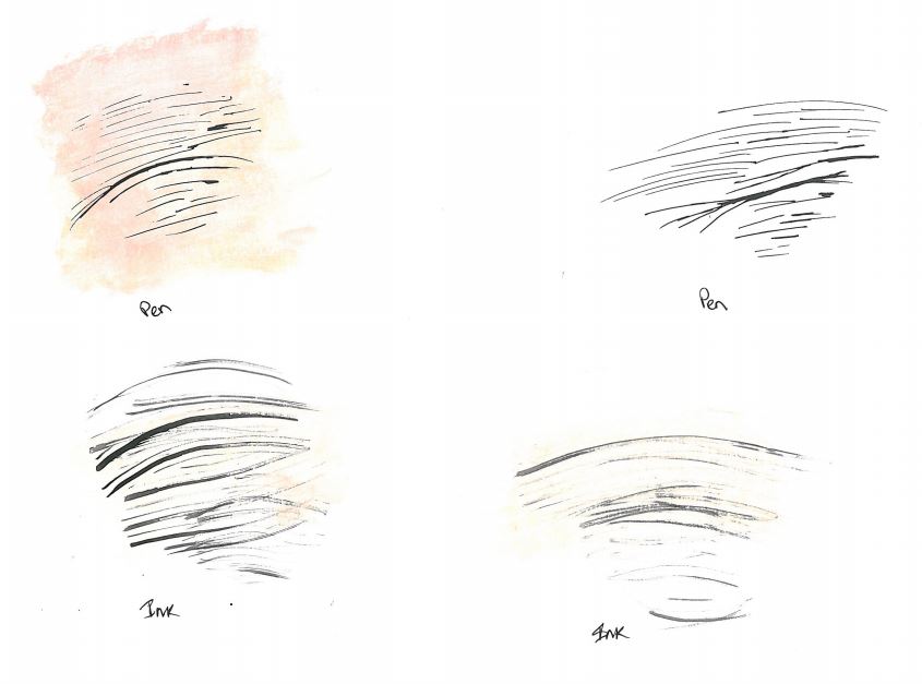 Artwork based on my primary research of the skin by Aoife Carr.