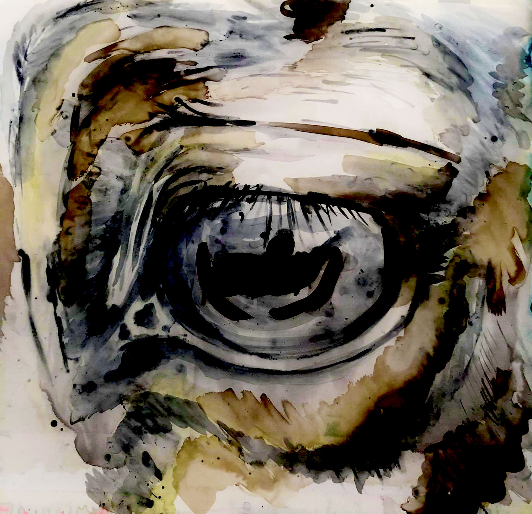 Willow by Shannon Johnston. Procian dye painting on silk screen edited in photo-shopped, 70cmx100cm
