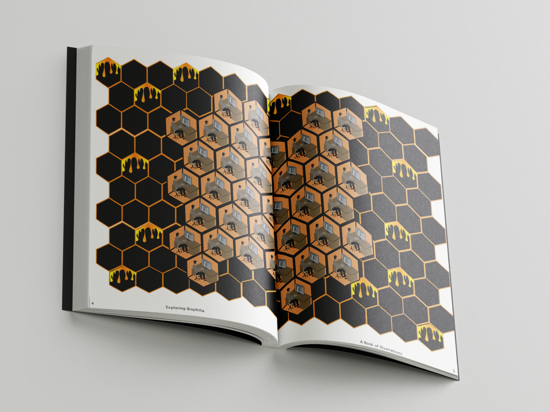 Double Page Spread by Méabh O’Donovan, 2D, W: 51cm, H: 62.8.
