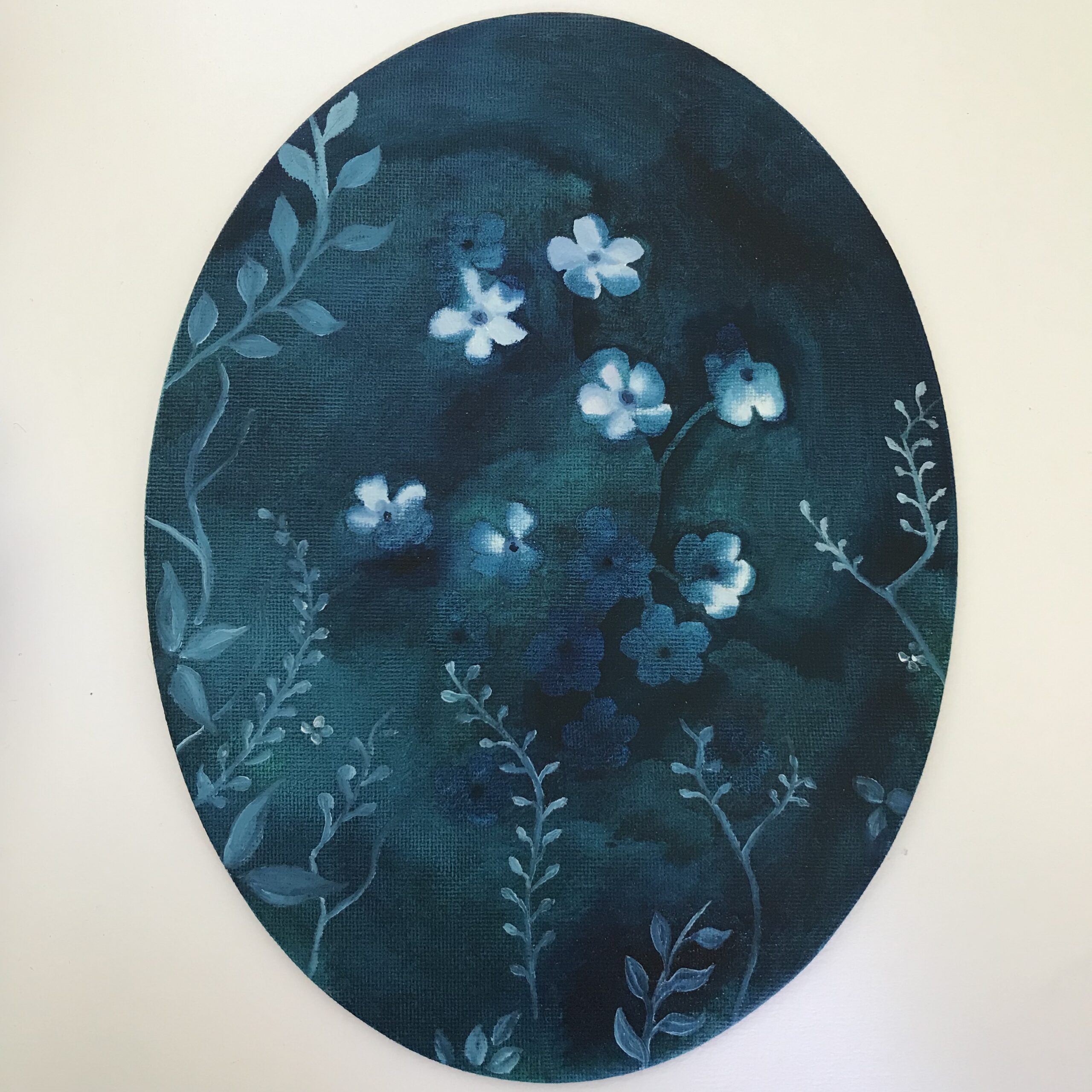 Artists Name: Nicole O’ Donnell Title of Work: Forget Me Not Dimensions of work: 18 x 24 cm Materials Used: Oil on Canvas Year: 2021