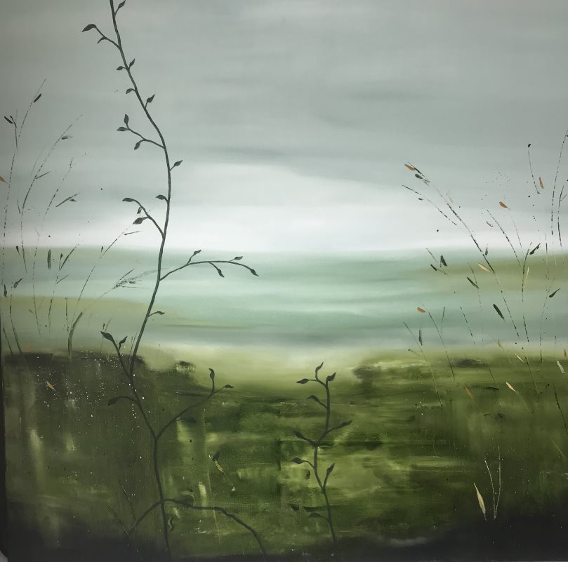 Artist Name: Nicole O’ Donnell Title of work: Midnight Magic Dimensions of work: 100 x 100 cm Materials Used: Oil on Canvas Year: 2021